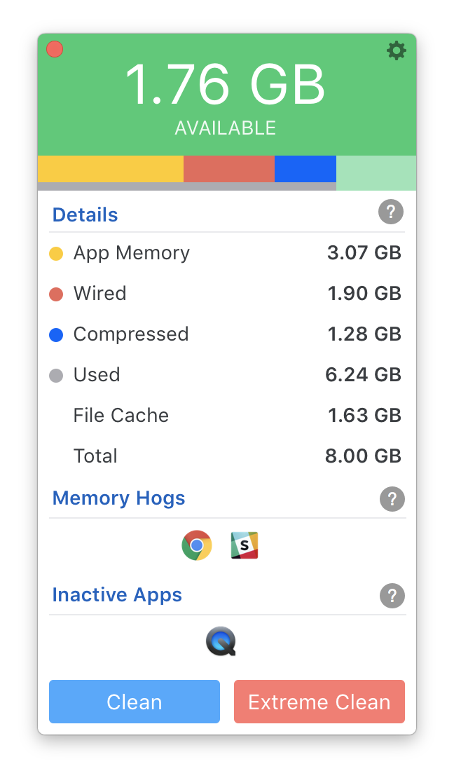 memory clean fiplab